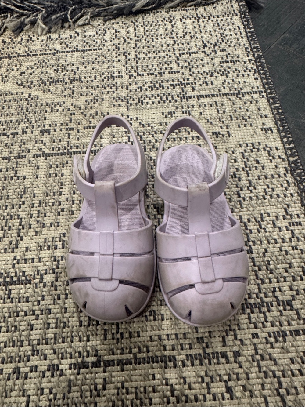 Zara Kids Light Pink Closed-Toe Sandals